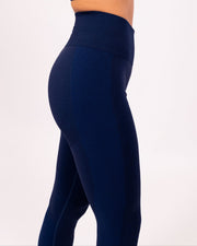 Leggings Blueprint Hackletics, vista frontal sobre fondo blanco