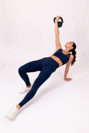 Blueprint Leggings, primer plano de la cintura alta ergonómica
