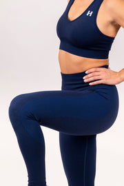 Detalle de la tela seamless de los leggings Blueprint